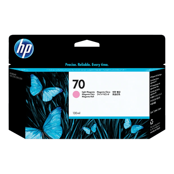 HP 70 Light Magenta Ink Cartridge 130ml for HP DesignJet Z2100/Z3100/Z5200
