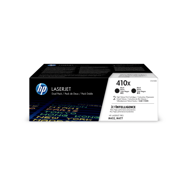 HP 410X Black High Capacity Toner for HP Color LaserJet Pro M377/M452/M477 (Twin Pack)