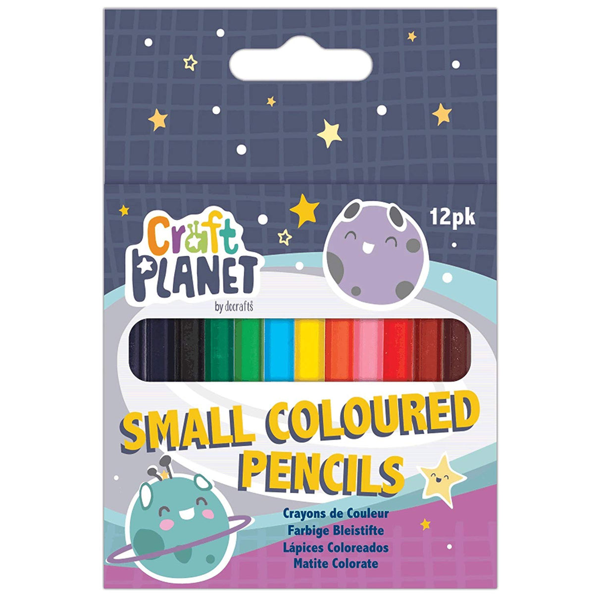 Craft Planet Small Coloured Pencils (12pk)
