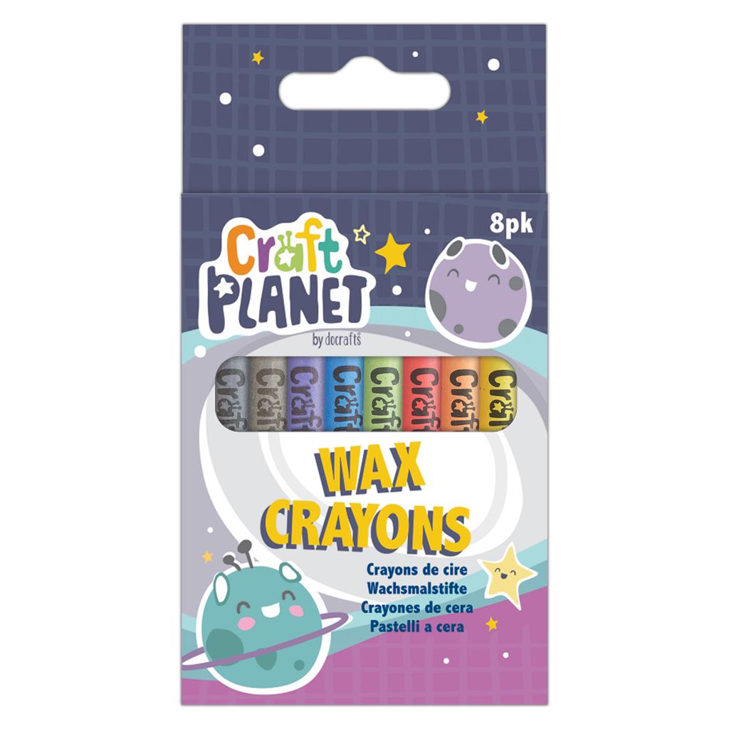 Craft Planet Wax Crayons (8pk)