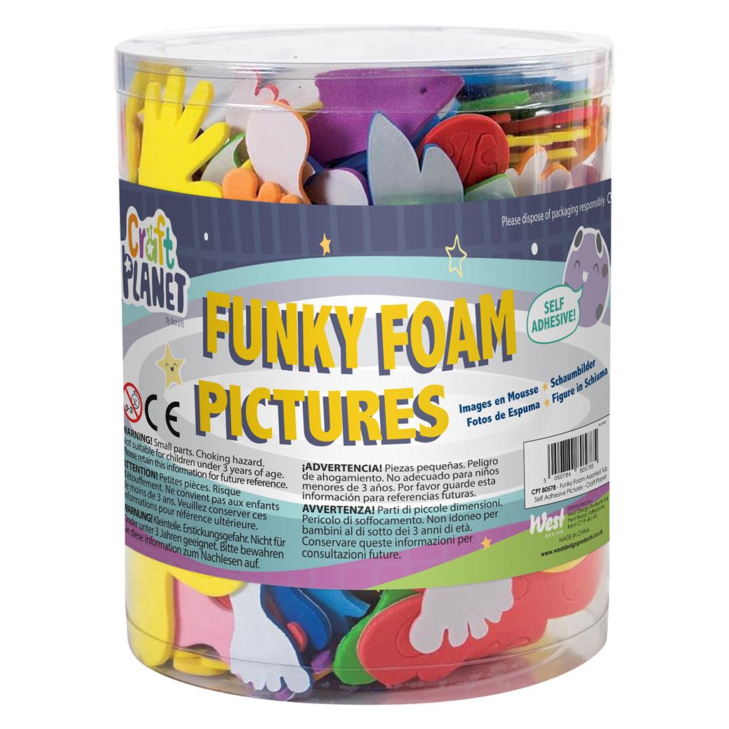Craft Planet Funky Foam Tub (Self Adhesive) - Pictures