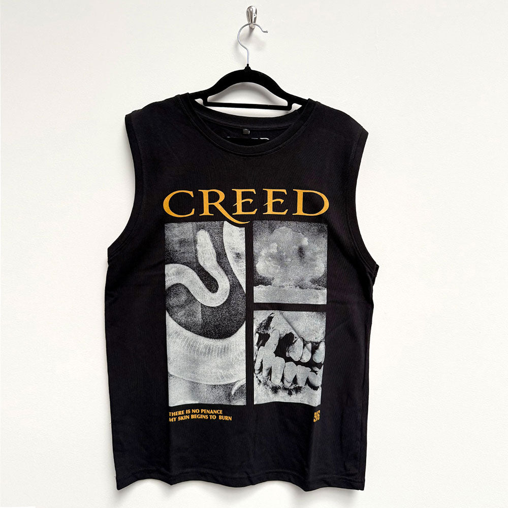 Creed Unisex Tank T-Shirt X-Ray Penance Black (XL)