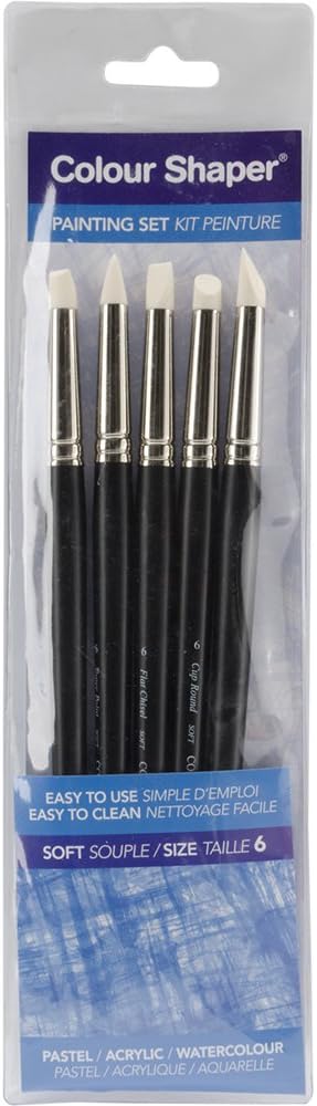 Colour Shaper Soft Painting Set Size 6 (5pk)