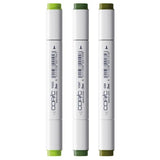 Copic Classic Designer Collection Marker Pen Set - Evergreen Tints (3pk)