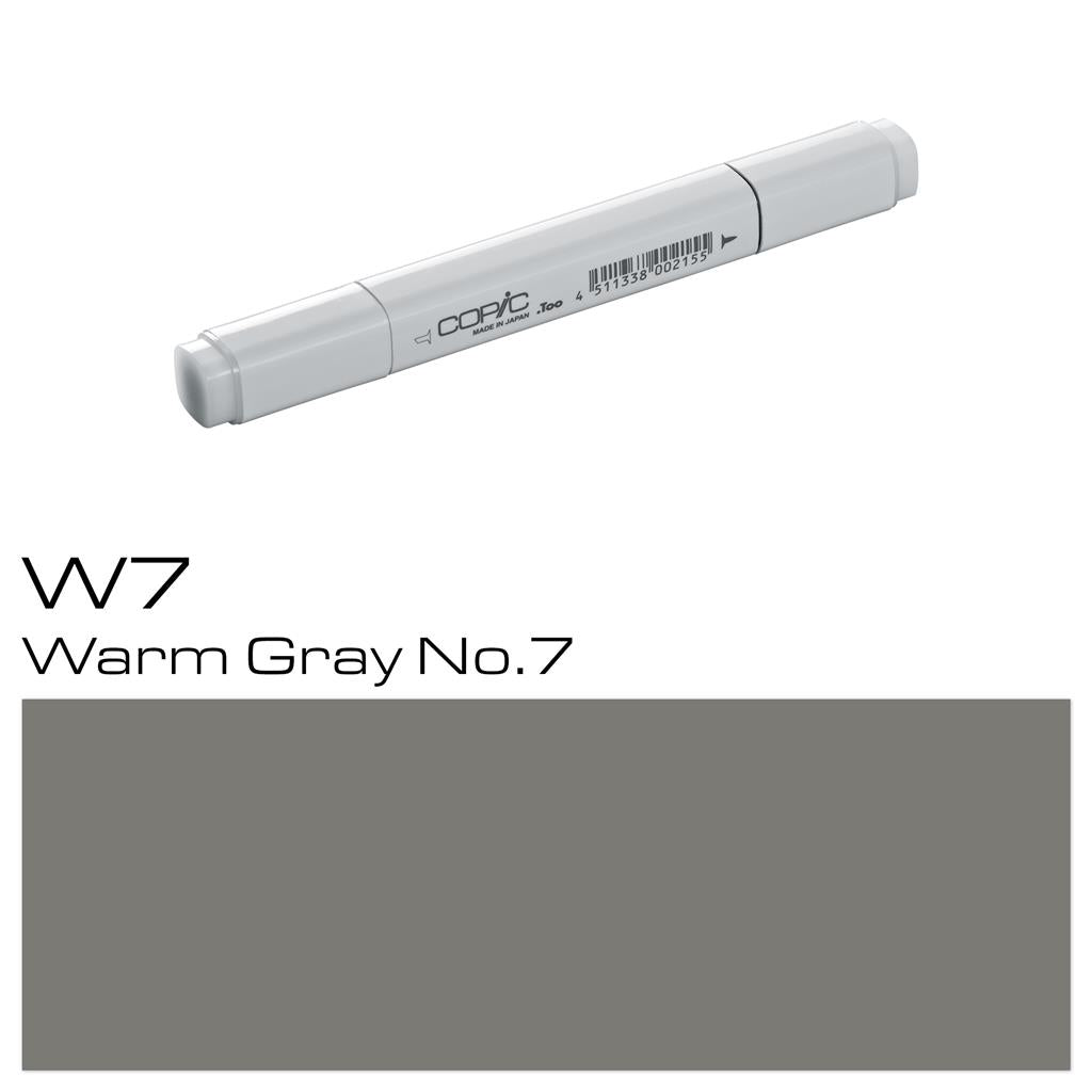 Copic Classic Marker Pen Warm Gray No. 7 (W7)