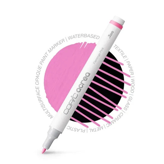 Copic Acrea Paint Marker Pen - Flamingo Pink