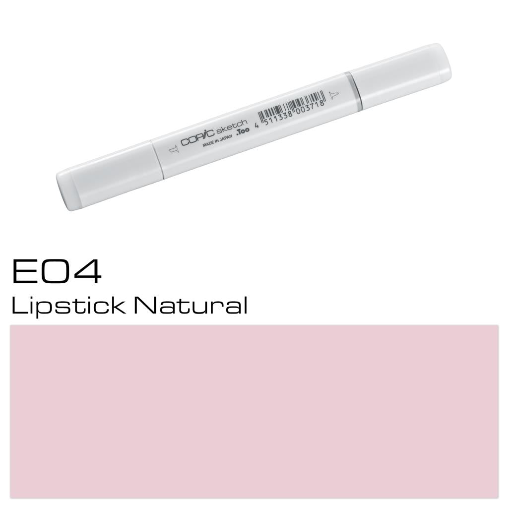 Copic Sketch Marker Pen Lipstick Natural (E04)