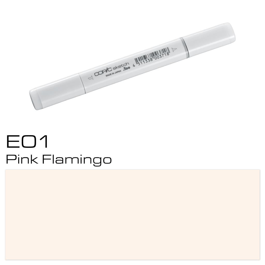 Copic Sketch Marker Pen Pink Flamingo (E01)
