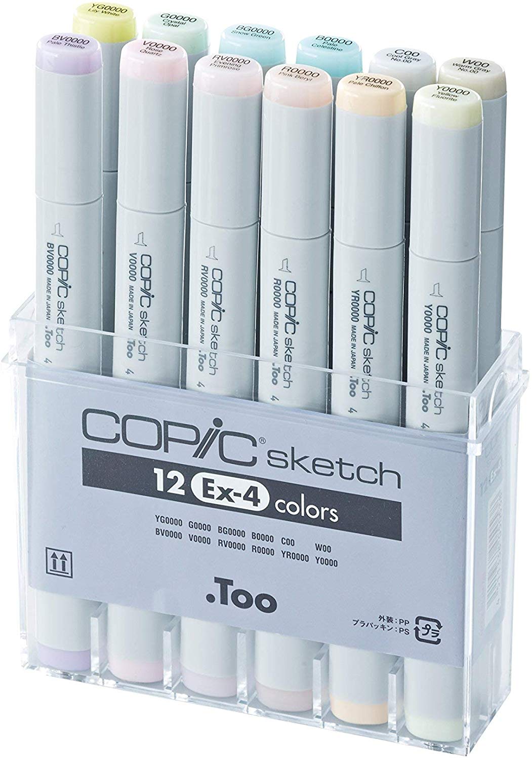 Copic Sketch Marker Pen Set EX-4 (12pc)