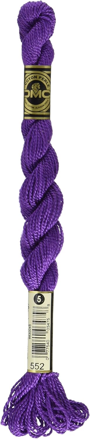 DMC Pearl Cotton Thread Size 5 25m Skein - Medium Violet (552)