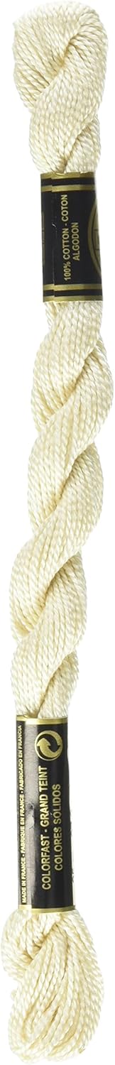 DMC Pearl Cotton Thread Size 5 25m Skein - Cream (712)