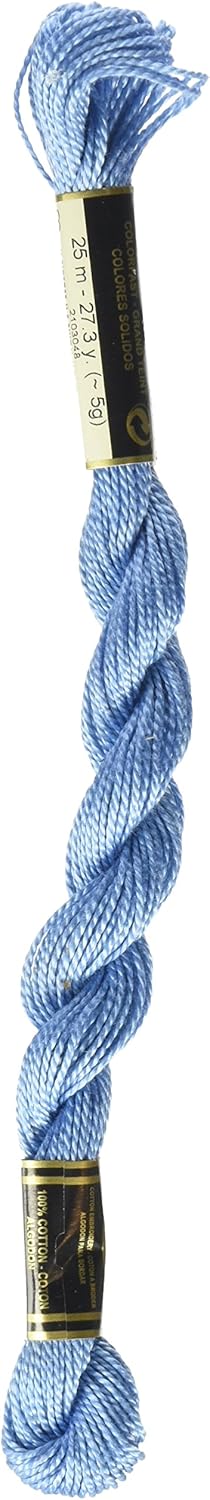 DMC Pearl Cotton Thread Size 5 25m Skein - Light Blue (813)