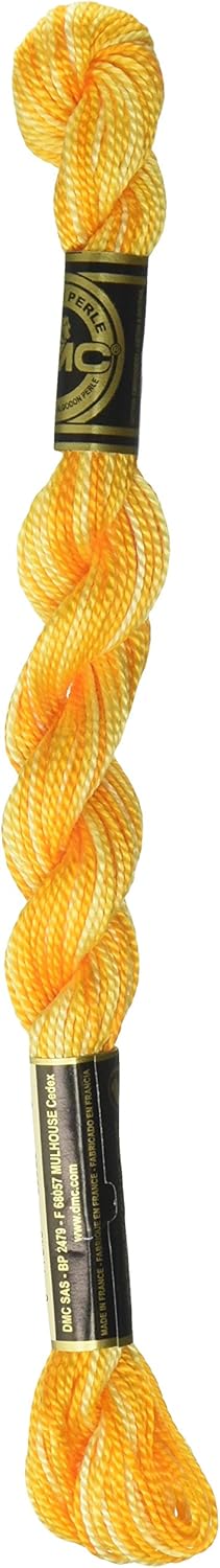 DMC Pearl Cotton Thread Size 5 25m Skein - Variegated Yellow (90)