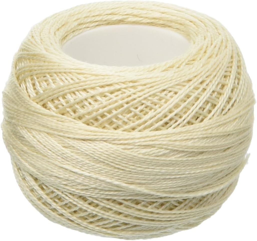 DMC Pearl Cotton Thread Size 12 120m Ball - Cream (ECRU)