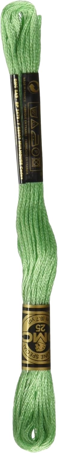 DMC Mouline Stranded Cotton Embroidery Thread 8m Skein - Yard Green (954)