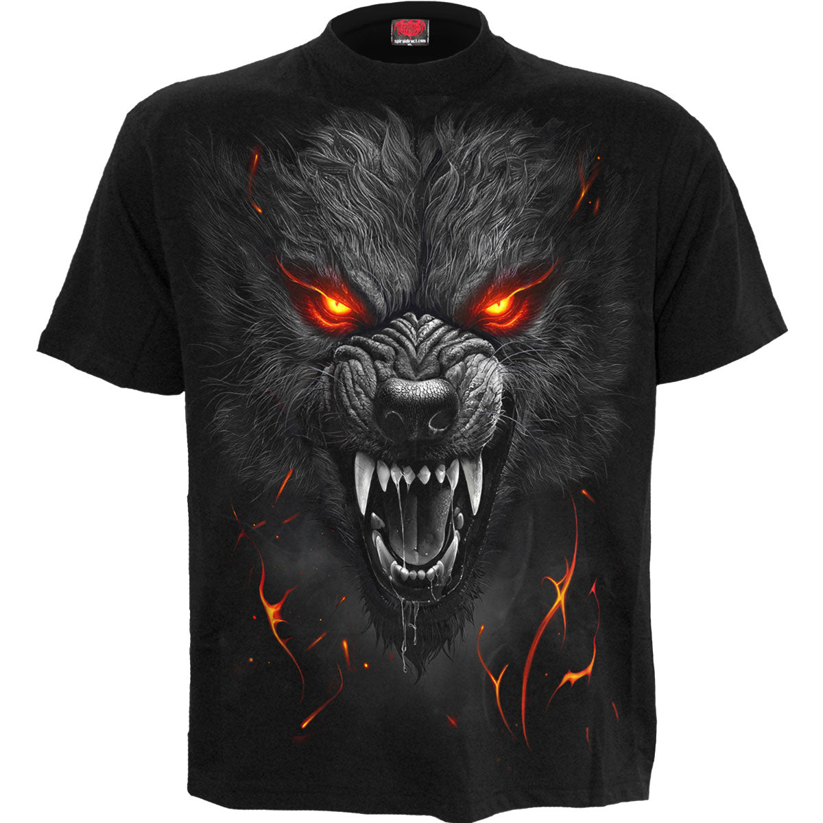 Spiral Unisex T-Shirt Darkest Fear Black (XL)