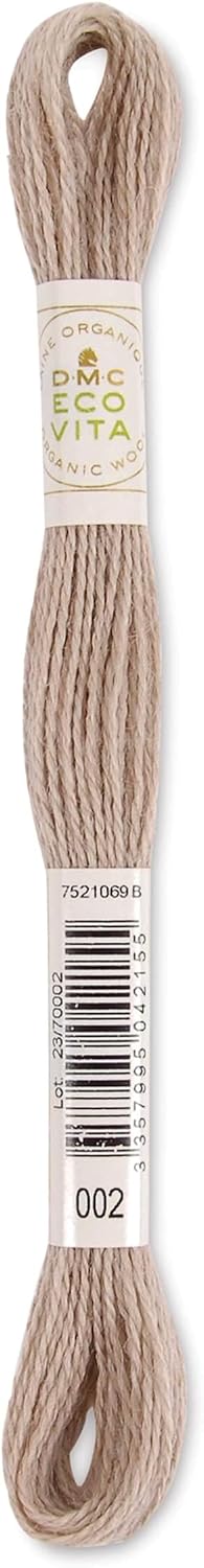 DMC Eco Vita Organic Wool Thread 16m Skein - Beige (002)