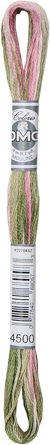 DMC Mouline Coloris Stranded Cotton Thread 8m Skein - Spring Meadow (4500)
