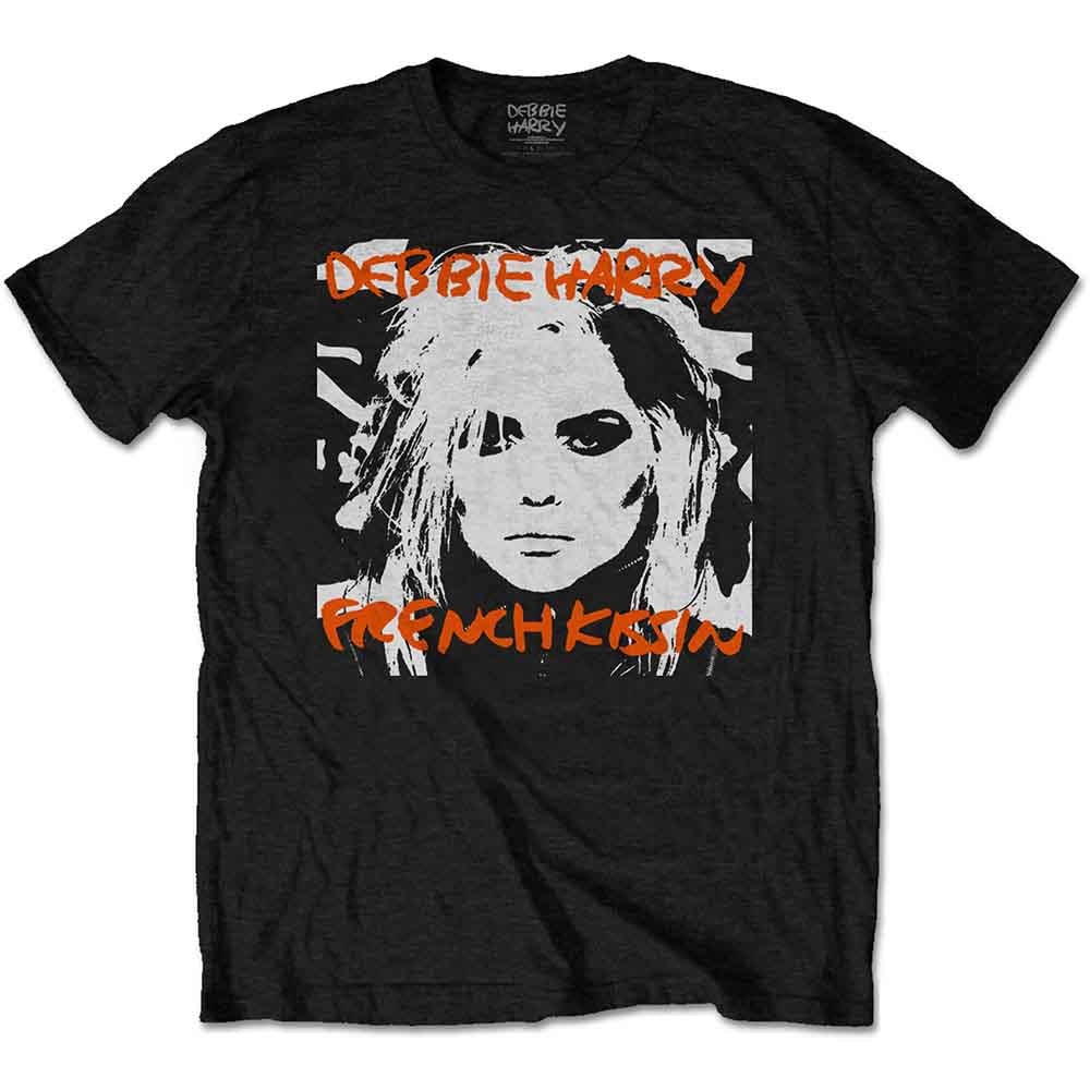 Debbie Harry Unisex T-Shirt French Kissin Black (S)