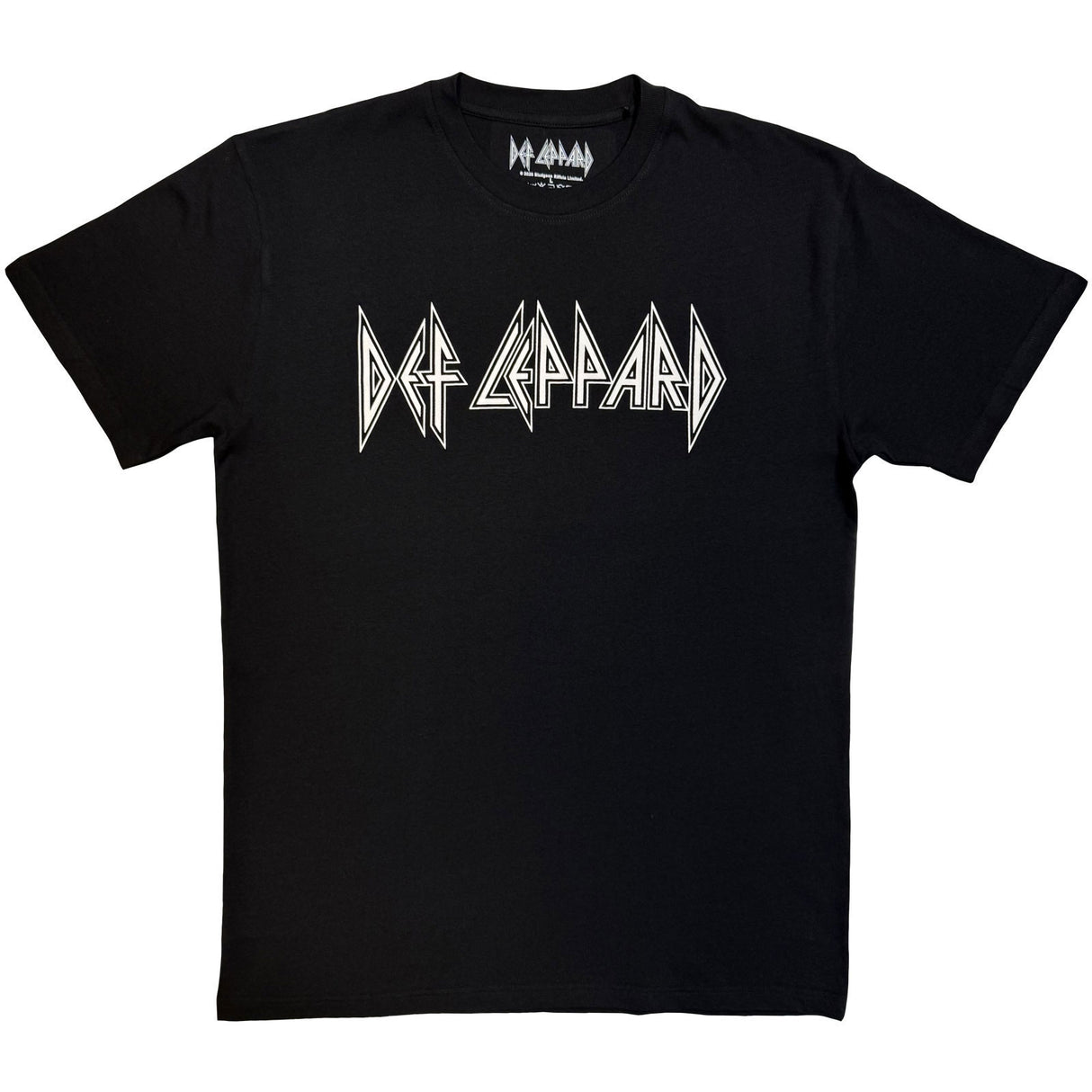 Def Leppard Unisex T-Shirt Logo Mono Black (XL)