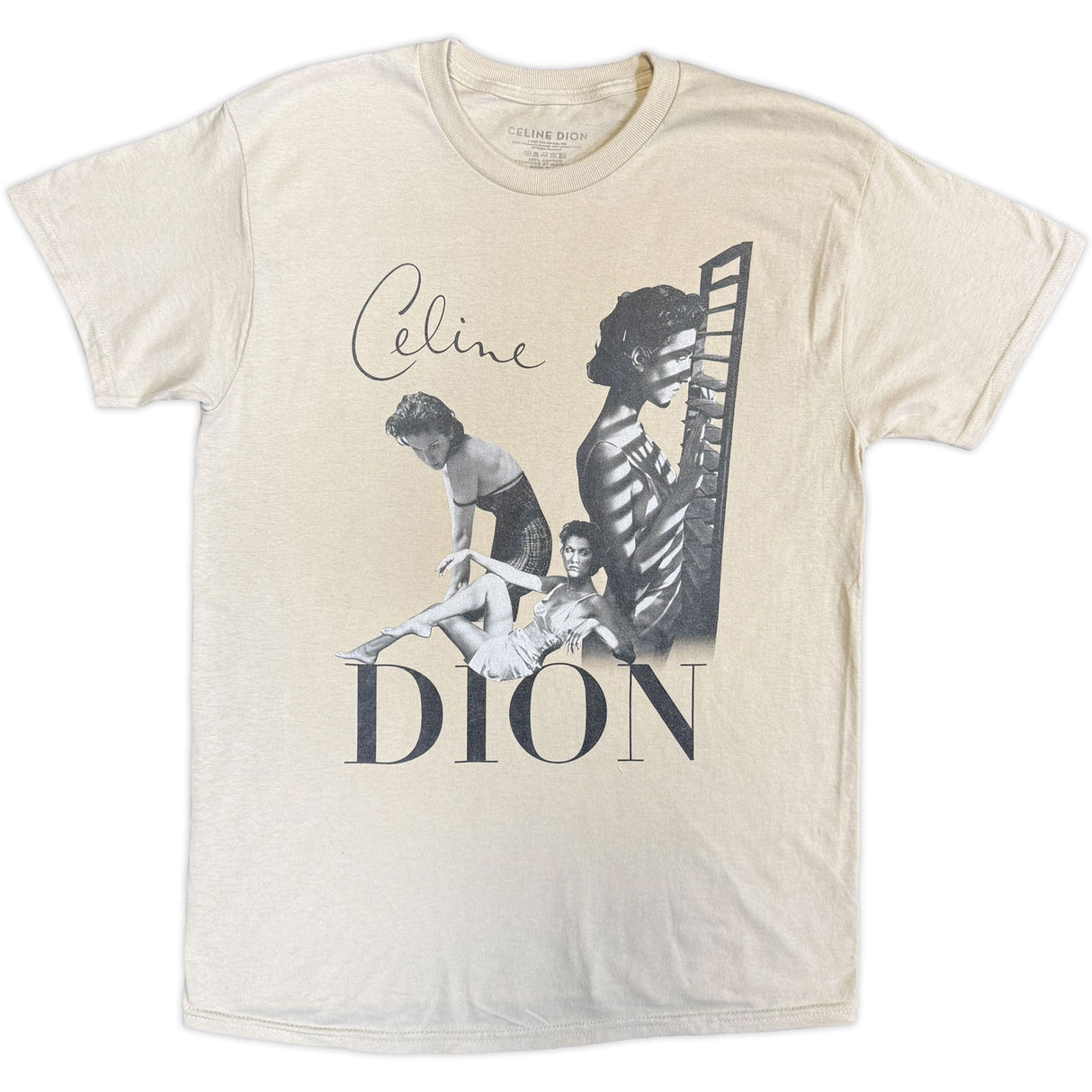 Celine Dion Unisex T-Shirt: Homage Sand (S)