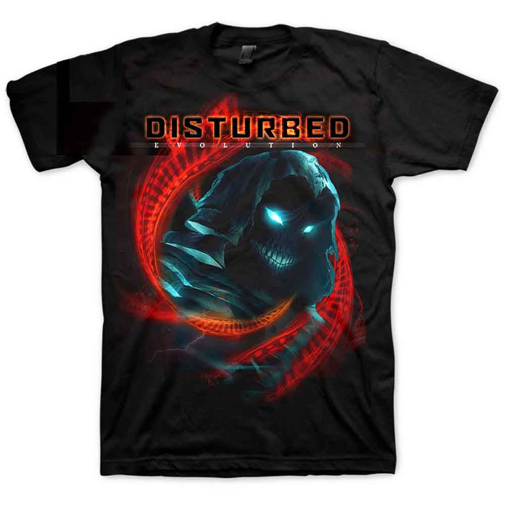 Disturbed Unisex T-Shirt DNA Swirl Black (XXL)