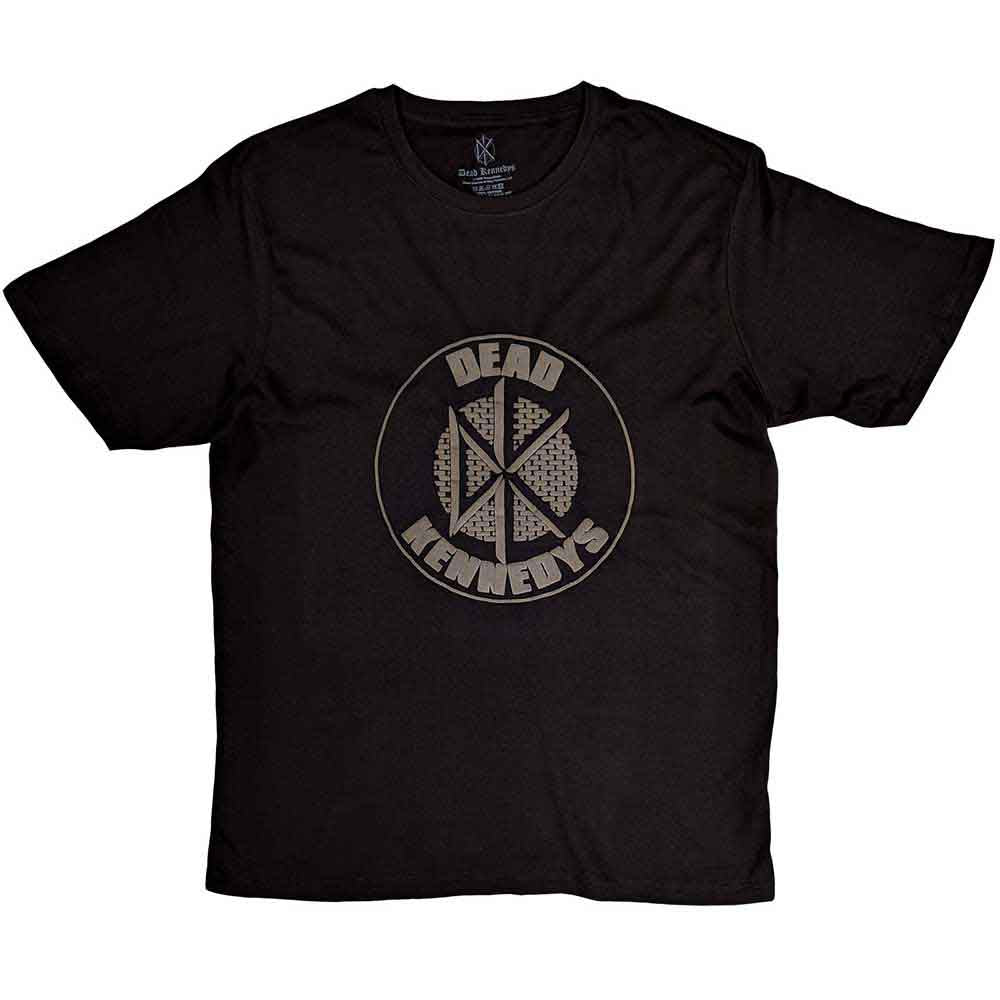 Dead Kennedys Unisex T-Shirt Circle Logo (Hi-Build) Black (S)