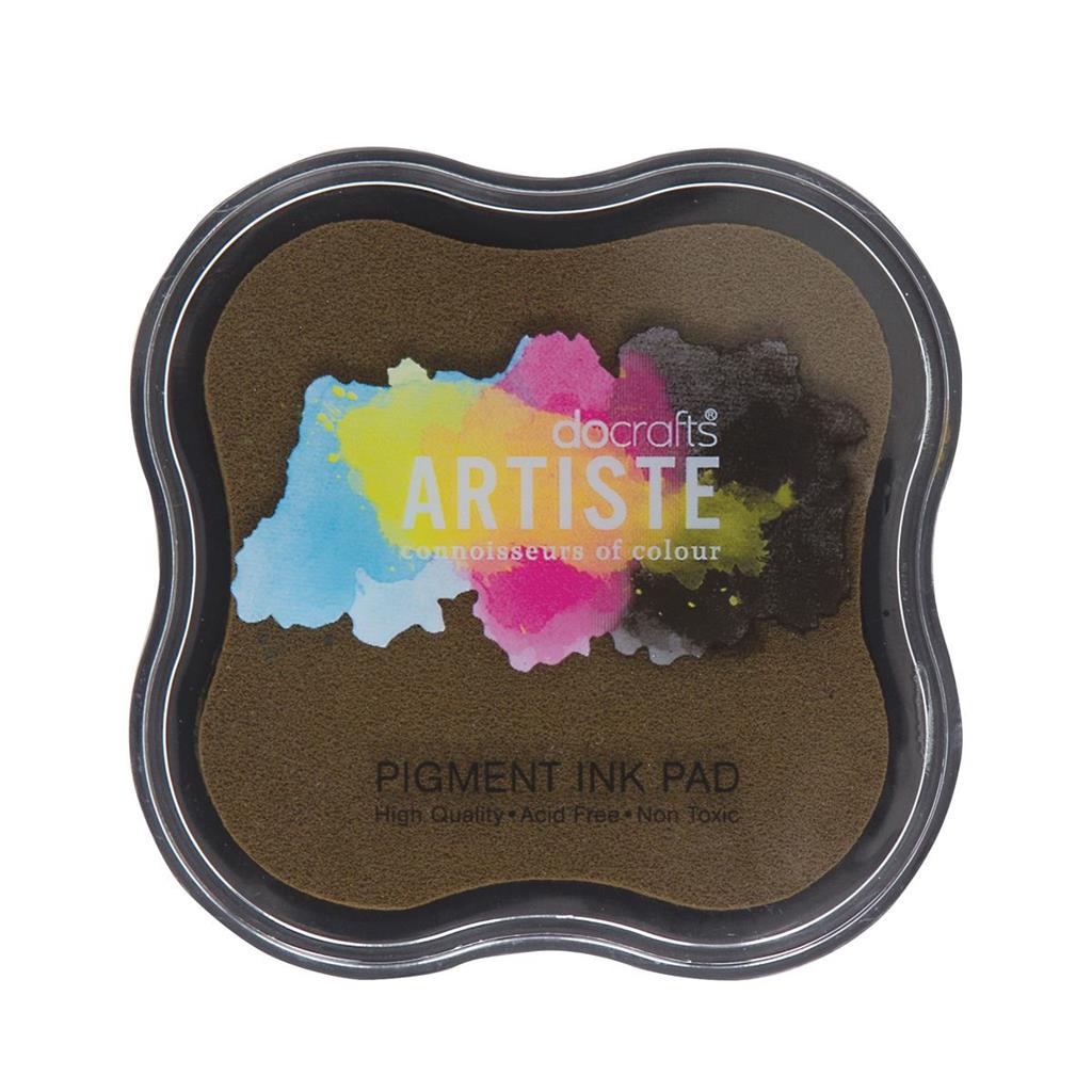 Artiste Pigment Ink Pad - Chocolate
