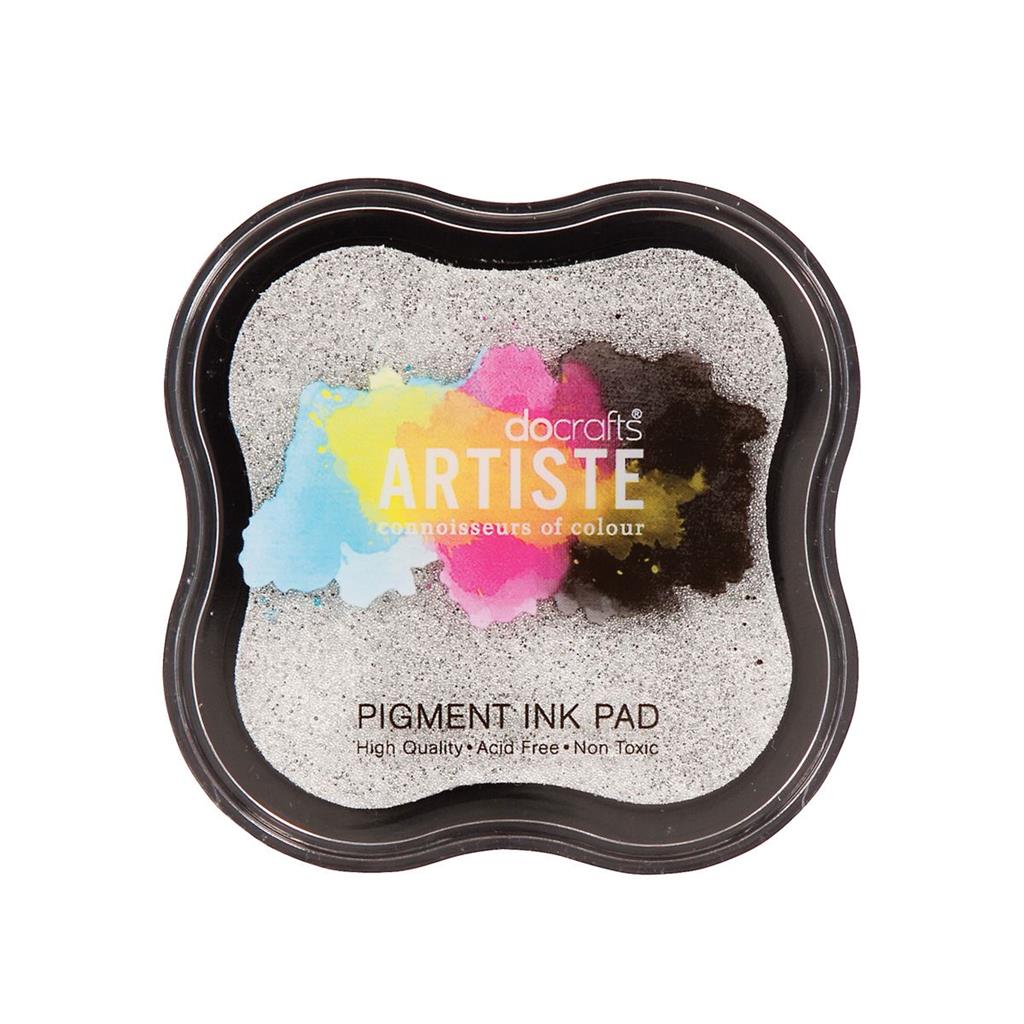 Artiste Pigment Ink Pad - Metallic Silver