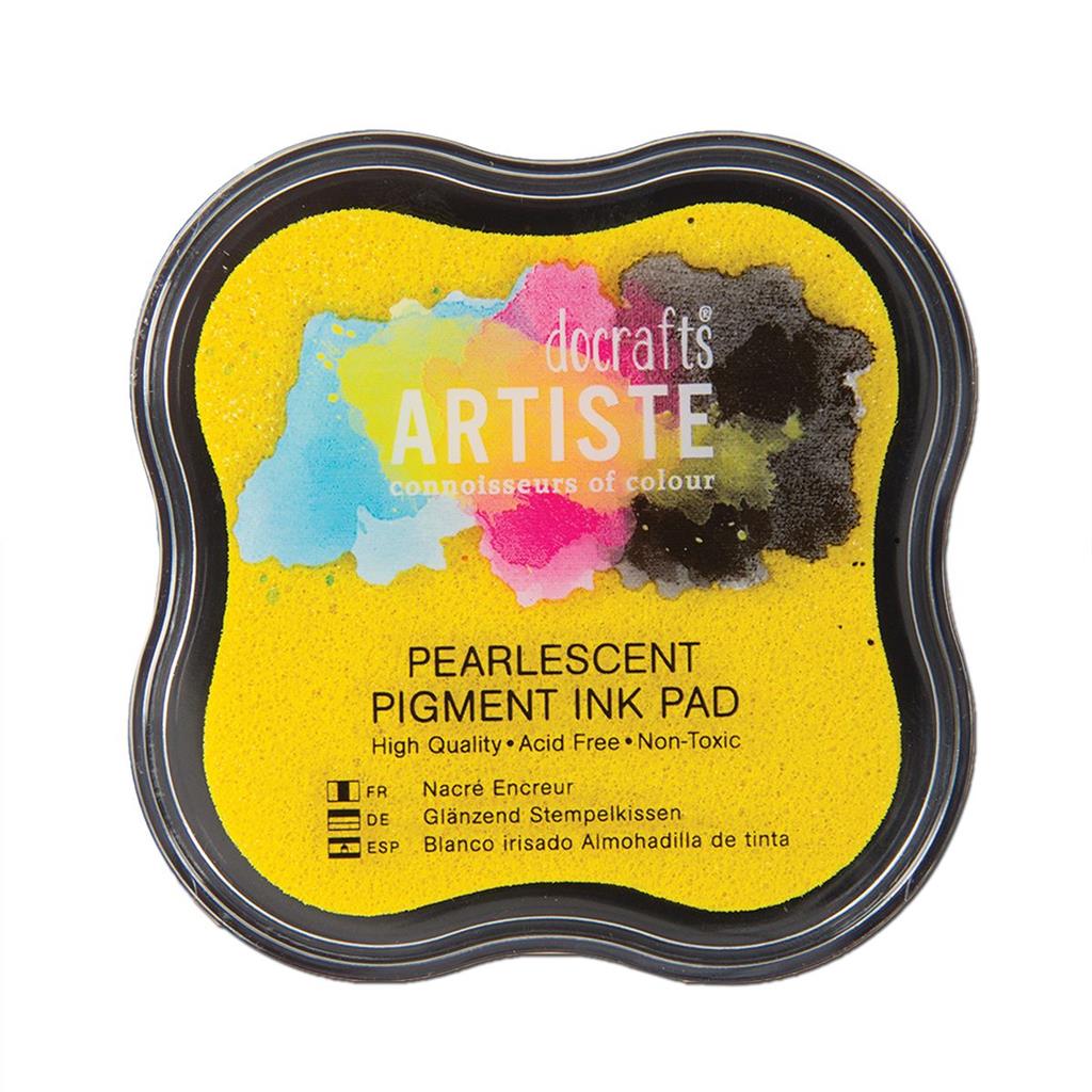 Artiste Pigment Ink Pad - Pearlescent Gold Shimmer