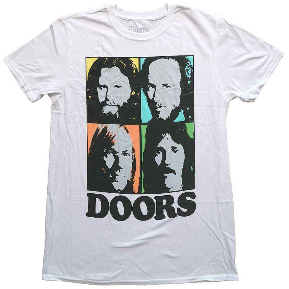 The Doors Men's T-Shirt Colour Box White (L)