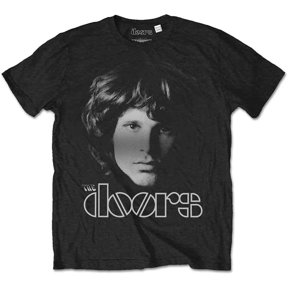 The Doors Men's T-Shirt Jim Halftone Black (S)