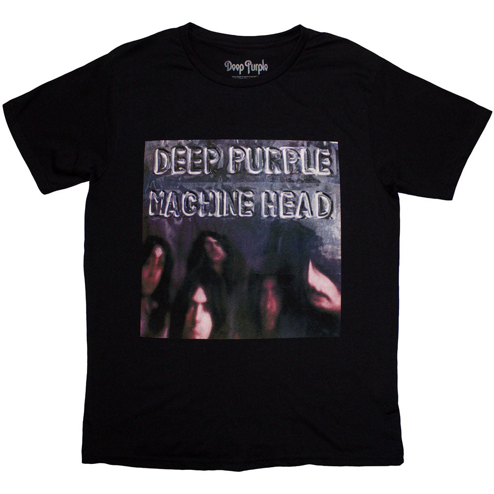 Deep Purple Unisex T-Shirt Machine Head Album Cover Black (S)