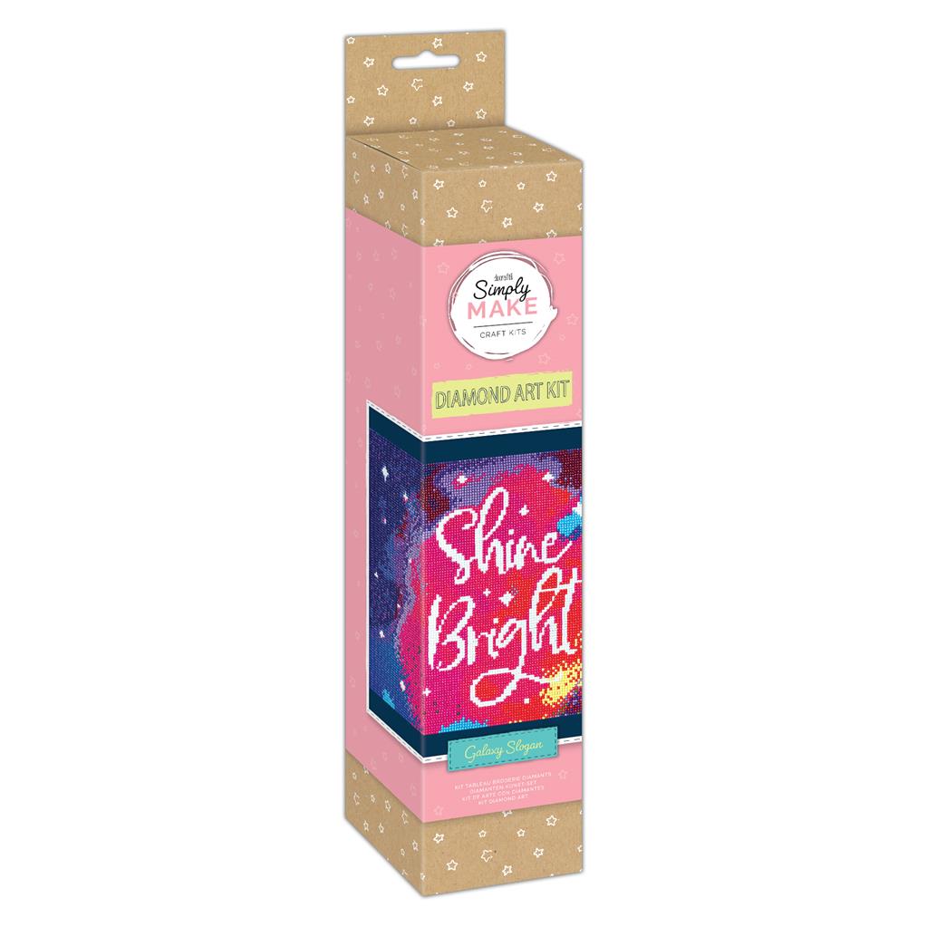 Simply Make Diamond Art Kit - Galaxy Slogan