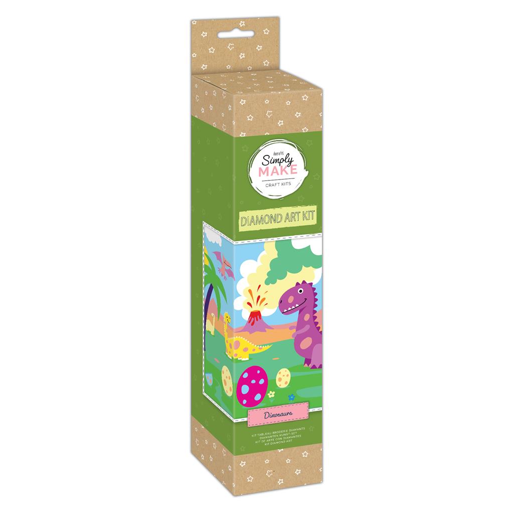 Simply Make Diamond Art Kit - Dinosaurs