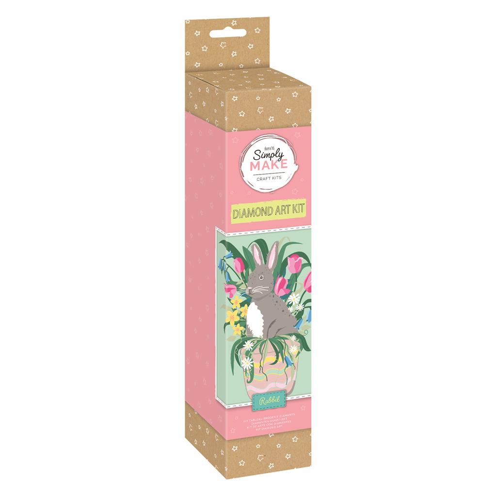 Simply Make Diamond Art Kit - Rabbit