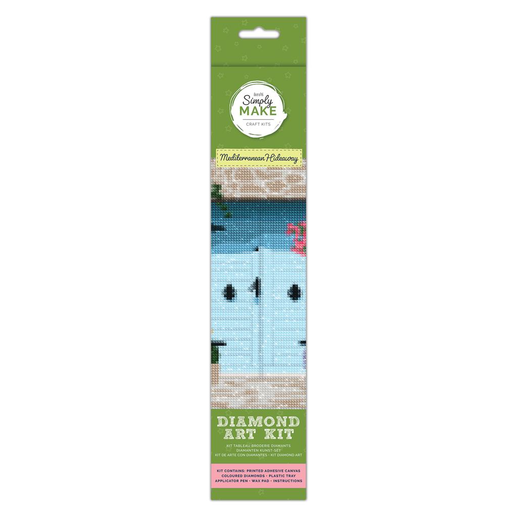Simply Make Diamond Art Kit A5 - Mediterranean Hideaway