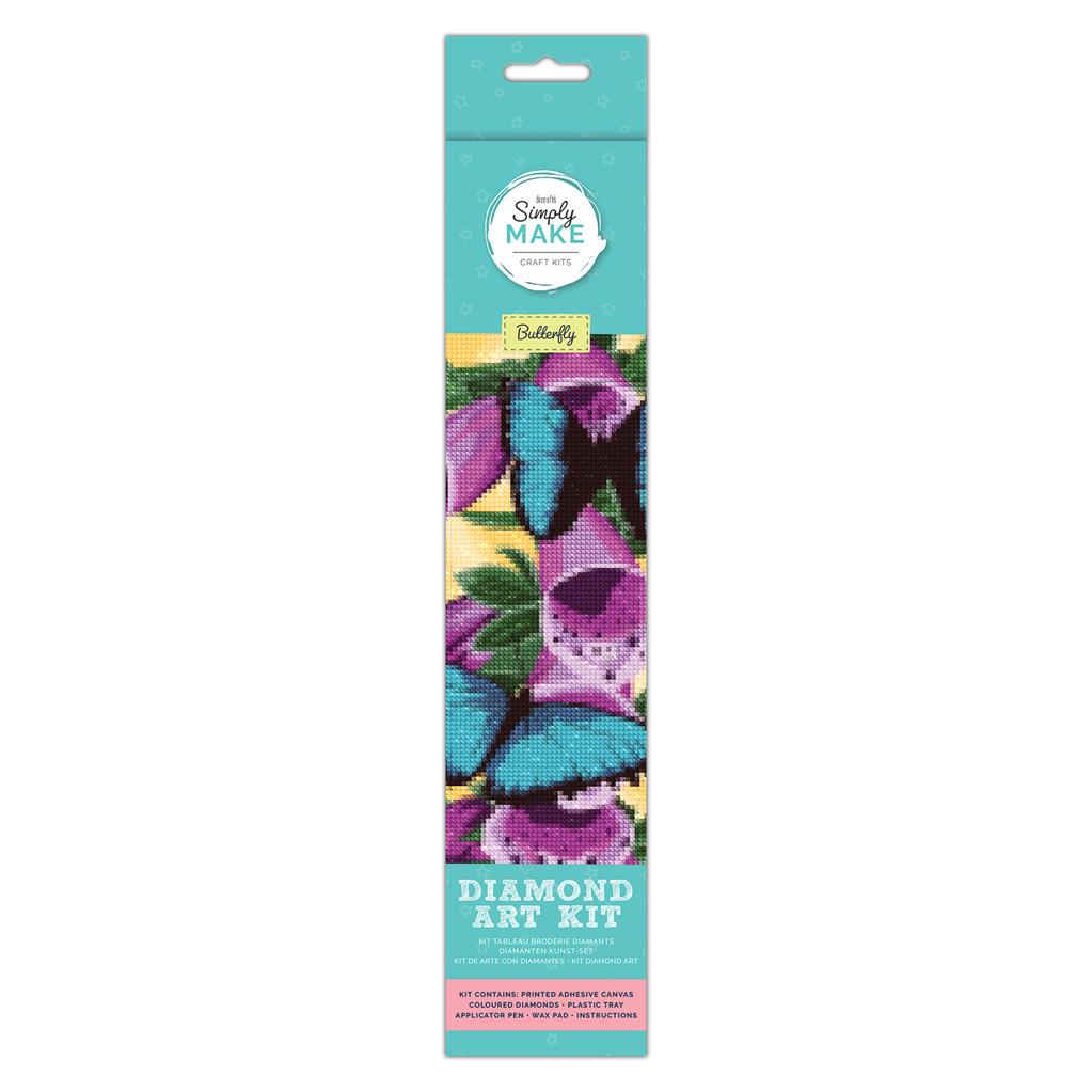 Simply Make Diamond Art Kit A5 - Butterfly