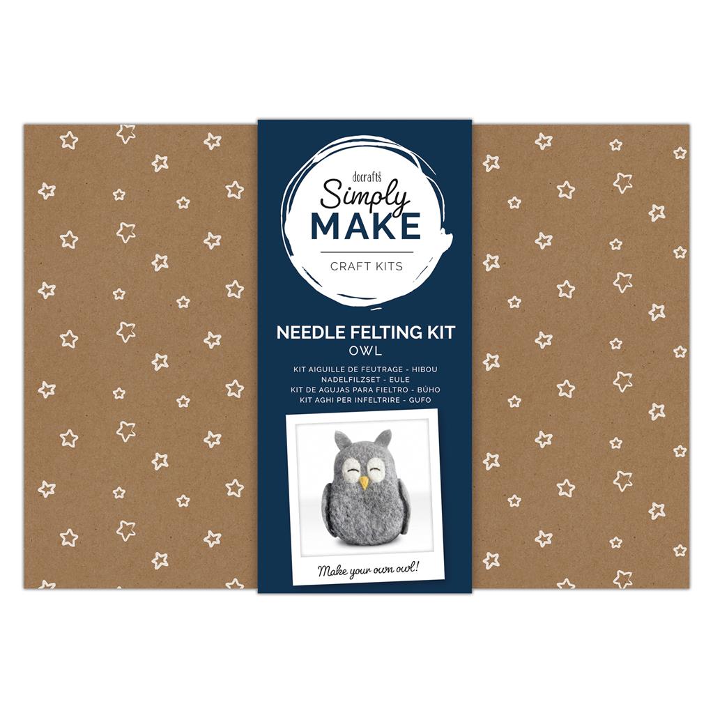 Simply Make Needle Felting Kit - Owl