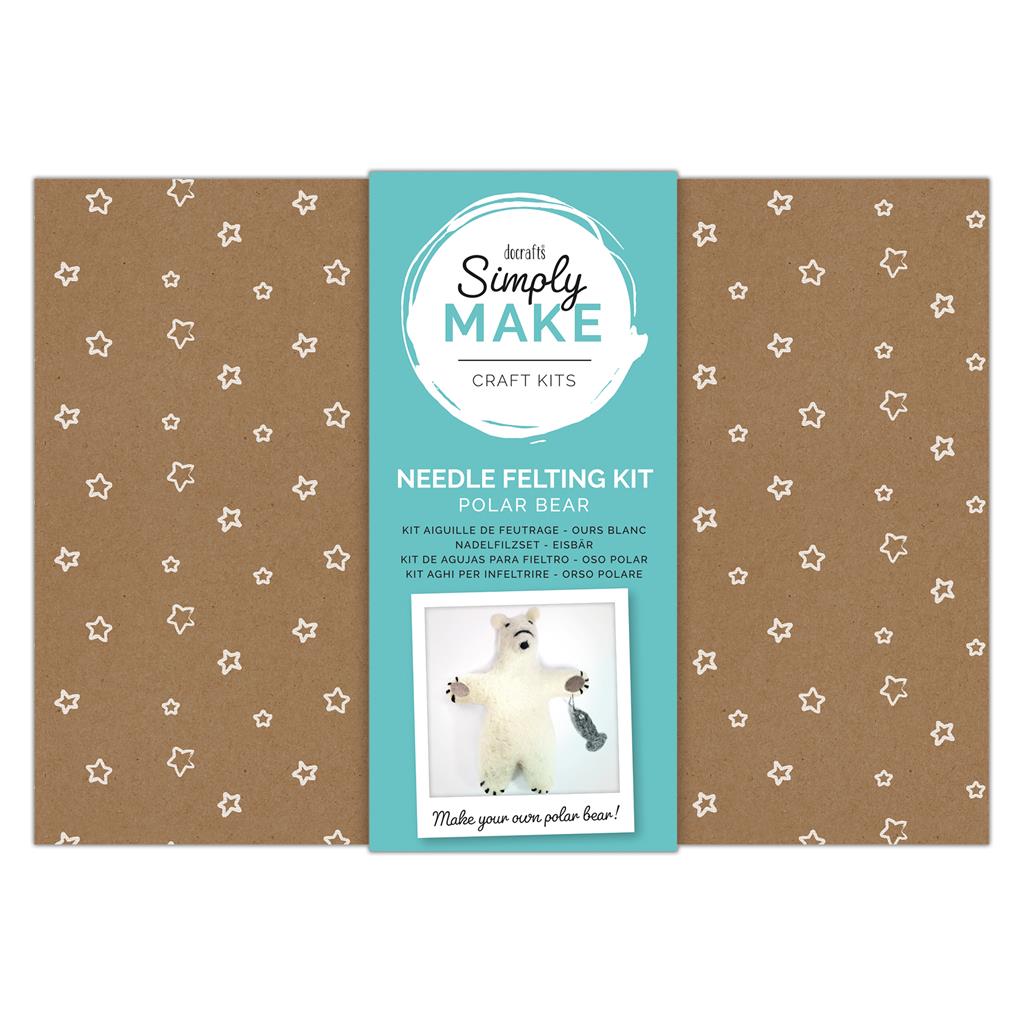 Simply Make Needle Felting Kit - Polar Bear