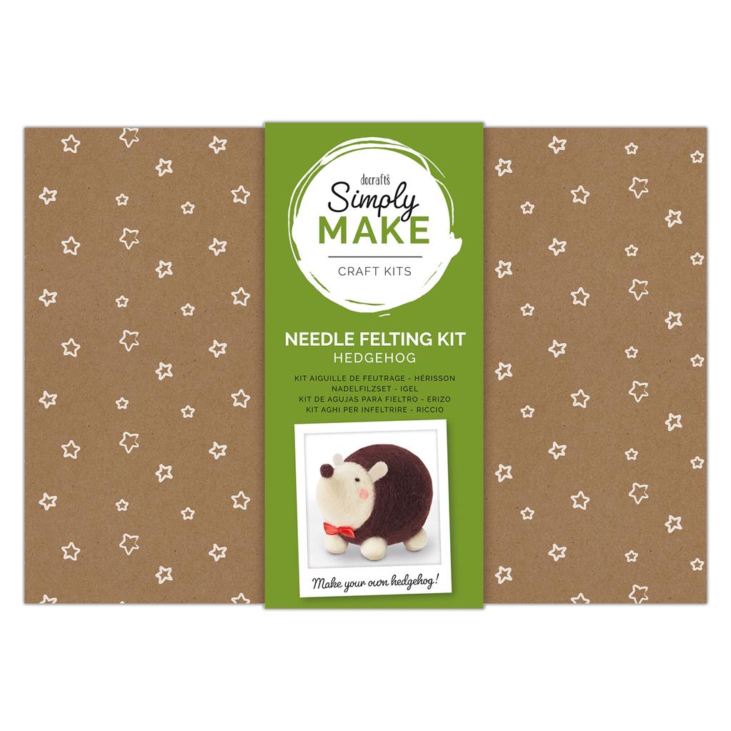Simply Make Needle Felting Kit - Hedgehog