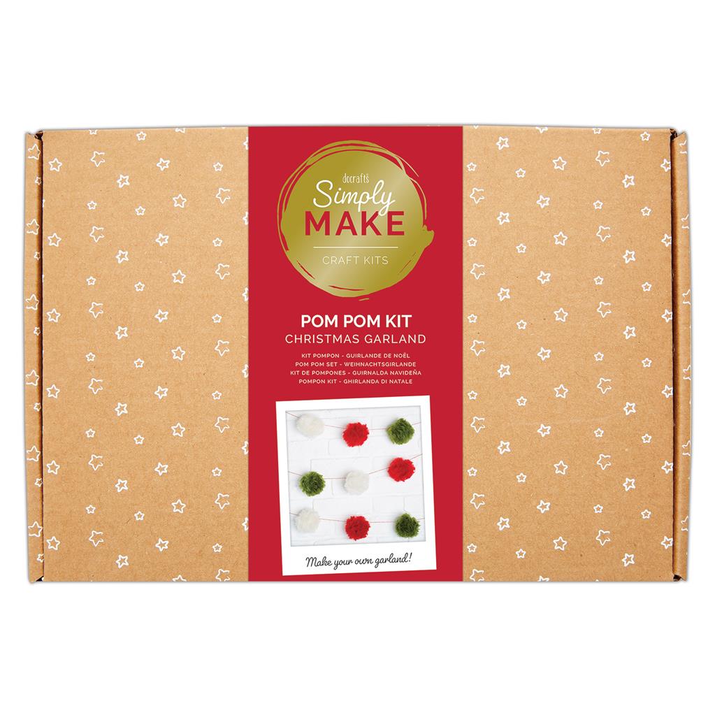 Simply Make Christmas Pom Pom Garland Kit