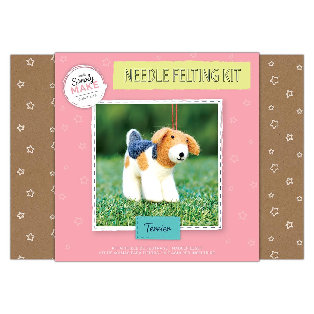 Simply Make Needle Felting Kit Terrier Dog