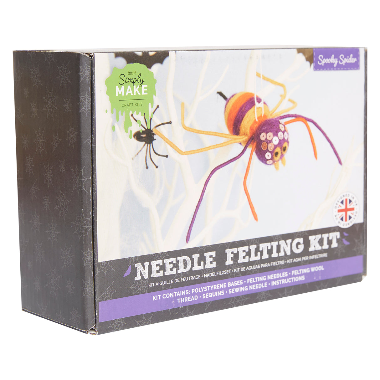 Simply Make Needle Felting Kit - Spider
