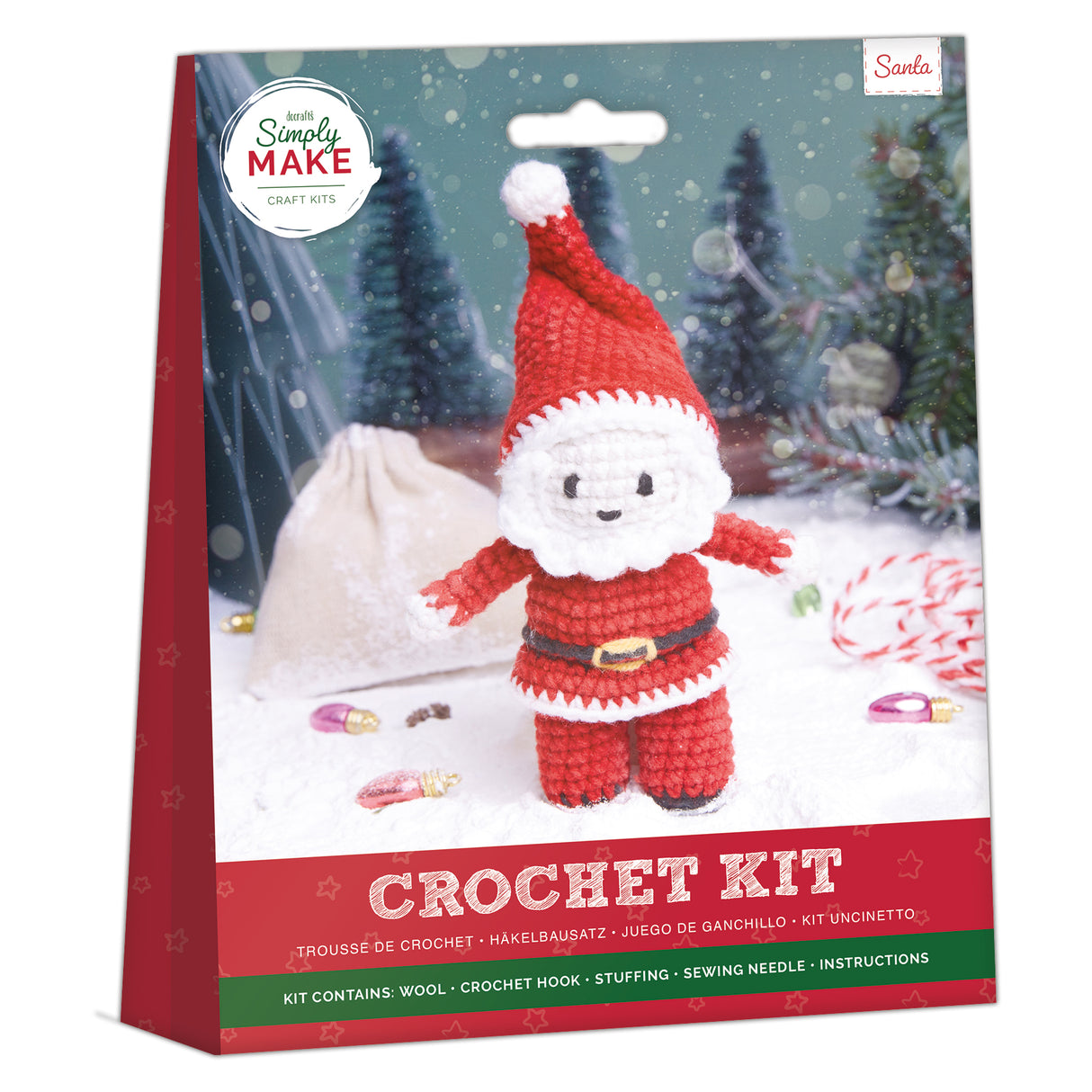 Simply Make Crochet Kit - Santa