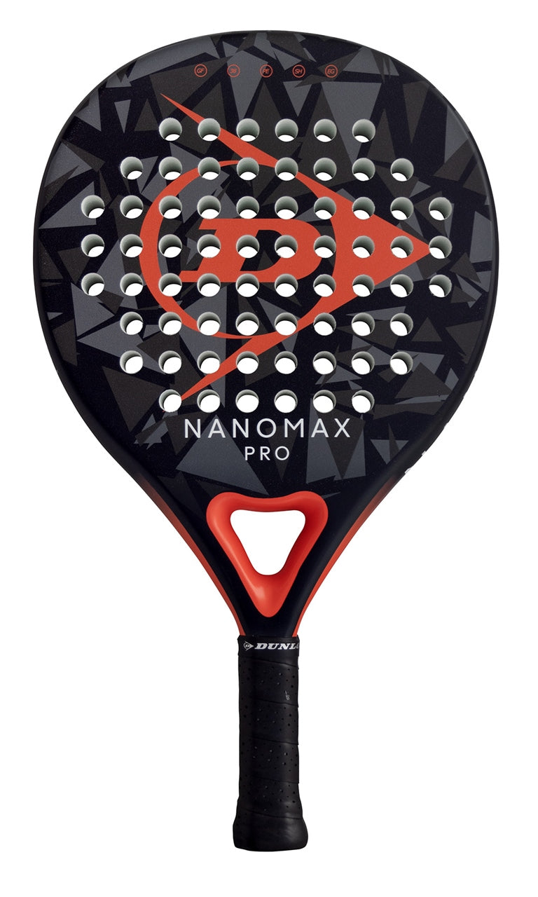 Dunlop Nanomax Pro Padel Racket - Black/Red