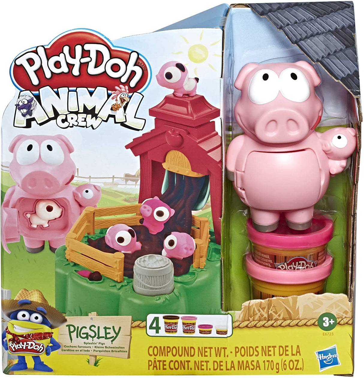 Hasbro Play-Doh Pigsley Splashin Pigs