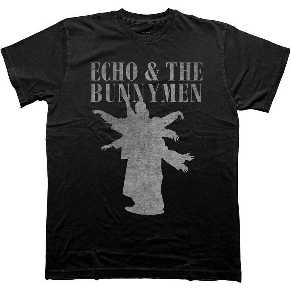 Echo & The Bunnymen Unisex T-Shirt Silhouettes Black (L)