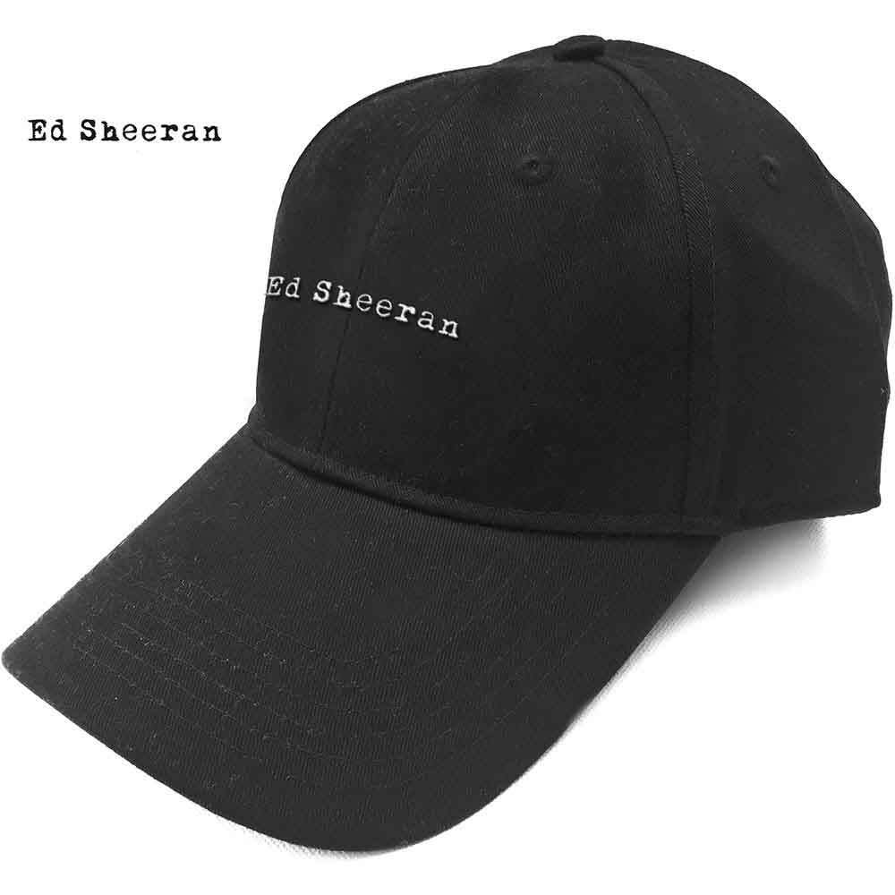 Ed Sheeran Unisex Baseball Cap Type Logo Black