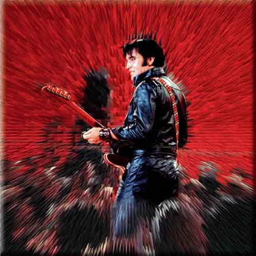 Elvis Presley Fridge Magnet Shine